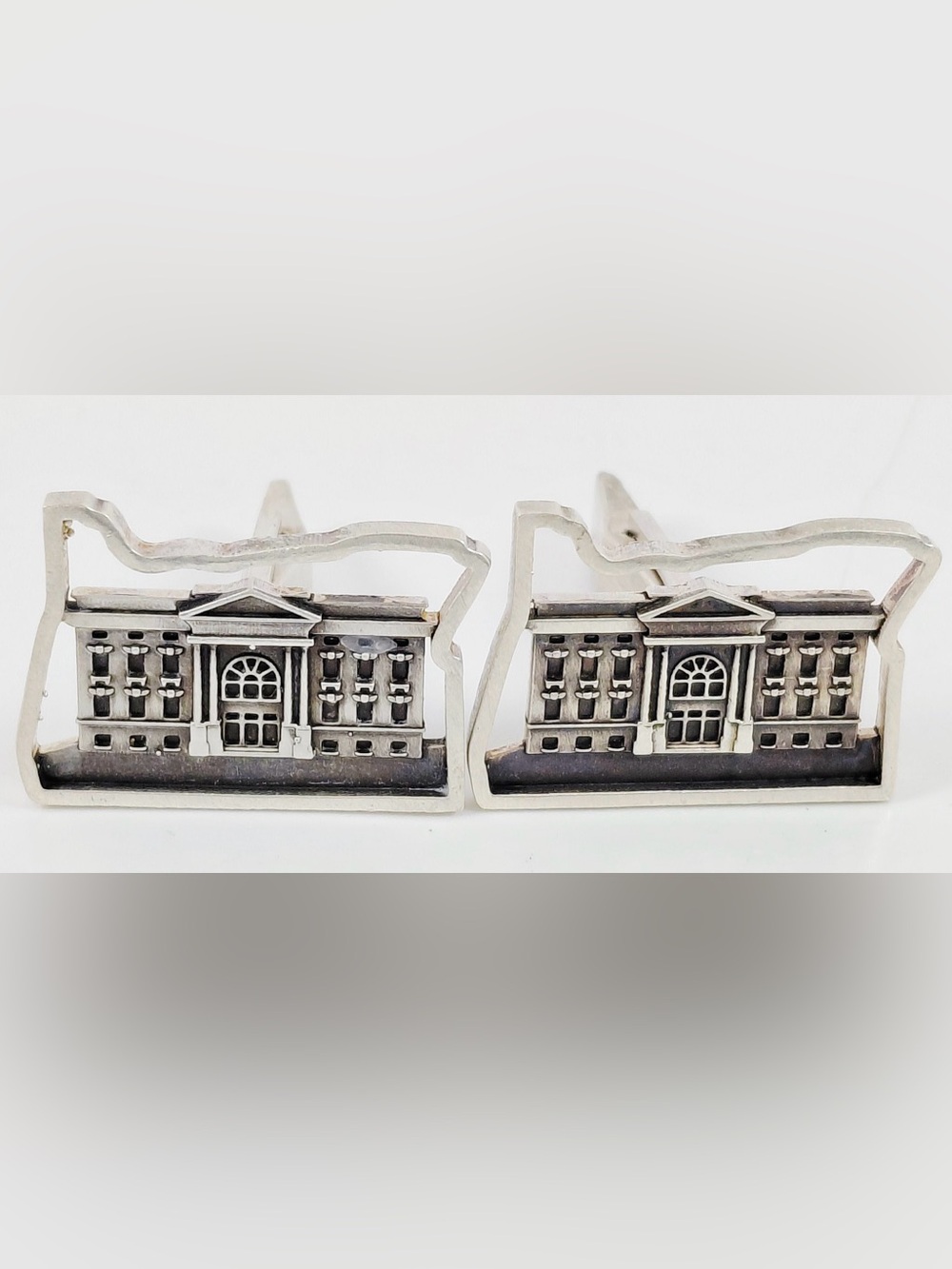 Portland Scottish Rite Temple Oregon Sterling Silver 925 Cufflinks Rare